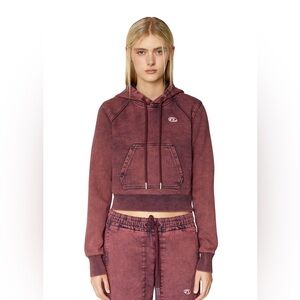 Diesel D-Angy Track Denim Hoodie